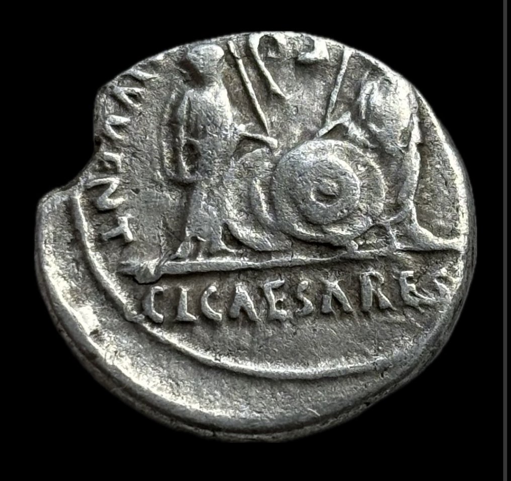 Rooman imperiumi. Augustus (27 eaa.–14 aaj.). Denarius Lugdunum - Gaius & Lucius #1.1