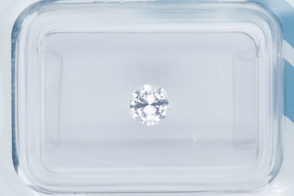 1 pcs Diamant - 0.33 ct - Rond - D - VS2 #1.1