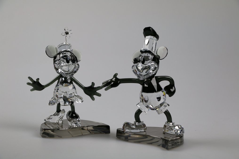 小雕像 - Swarovski - Disney - Steamboat Willie - Limited Edition 2013 - 1142826 - Box & Certificate - 水晶 #1.1