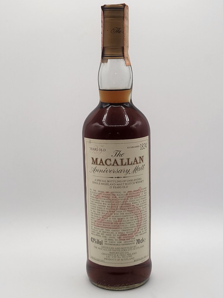 Macallan 1971 25 years old - Anniversary Malt - Original bottling  - b. 1997  - 70 cl #2.1