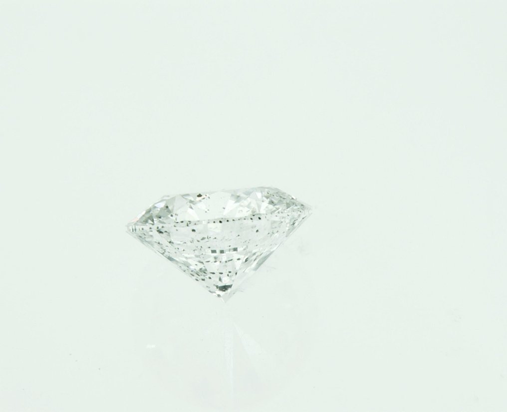 1 pcs Diamante  (Naturale)  - 0.74 ct - Rotondo - D (incolore) - SI2 - Gemewizard Gemological Laboratory (GWLab) #3.1