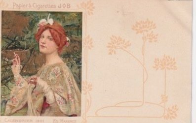Ranska - Fantasia, Job - Postikortti (2) - 1897-1910 #2.2