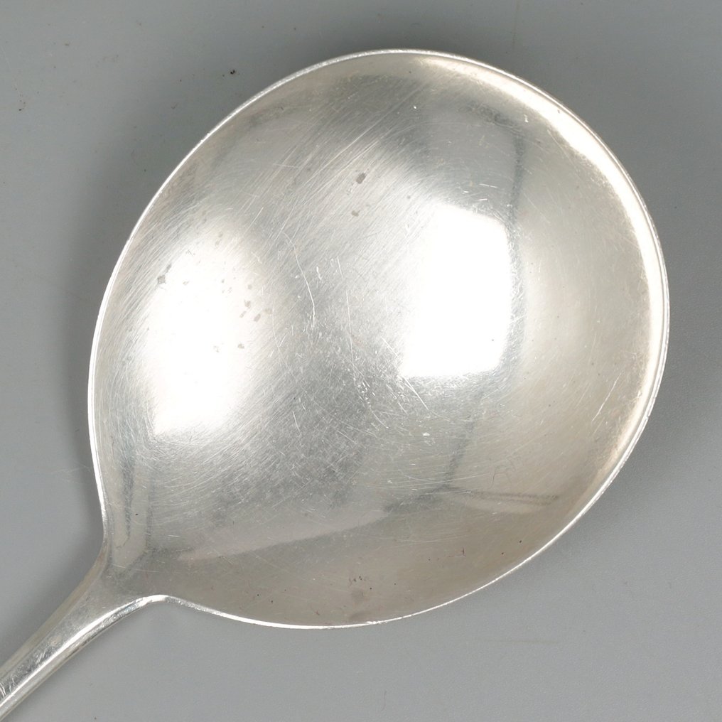 Christa Ehrlich, NO RESERVE "model 1064" Puddingschep - Ske - .833 sølv #2.1