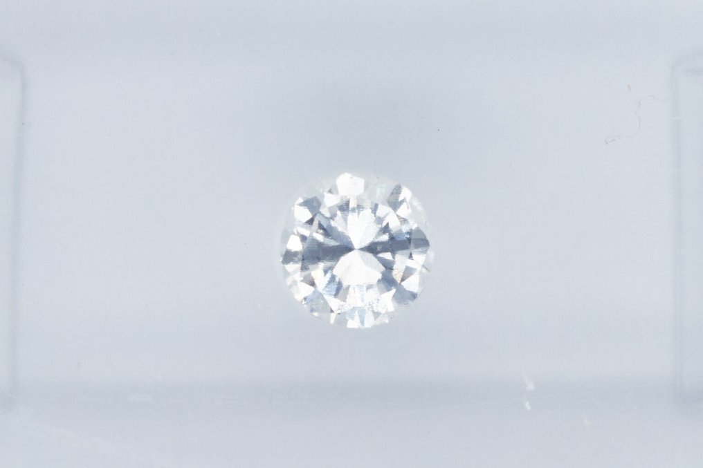 1 pcs Diamant - 0.33 ct - Rond - D - VS2 #2.2