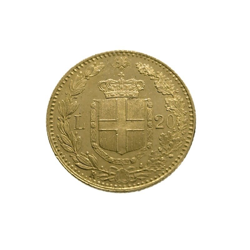義大利王國. 20 Lire 1893 Umberto I di Savoia (1878-1900). #1.2