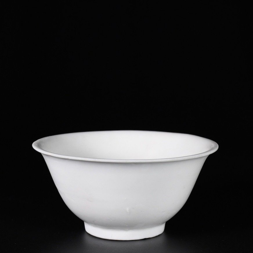 Kom - Bol en porcelaine à glaçure blanche - Porselein #1.1