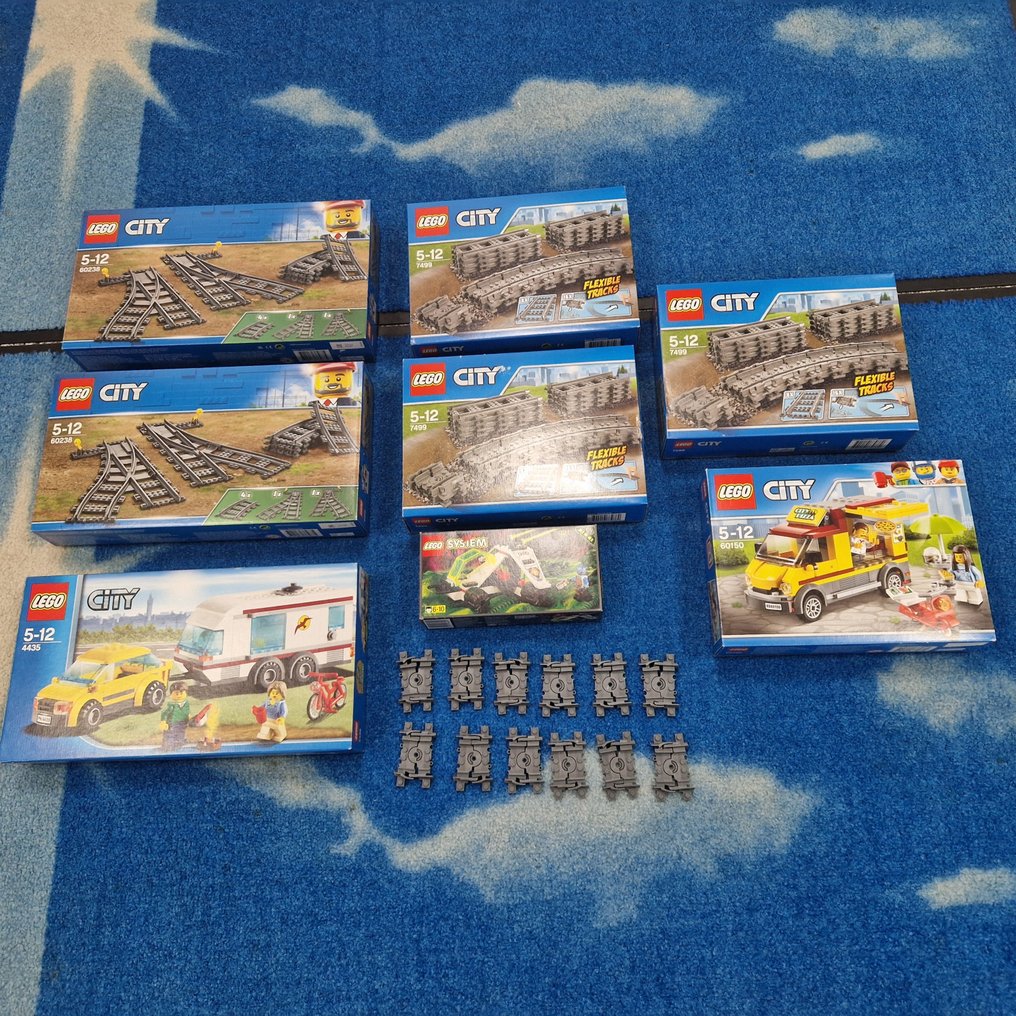 Lego - Kaupunki - 4435+60150+6829+60238+7499 - Lego City Set`s - 2010-2020 - Saksa #1.1