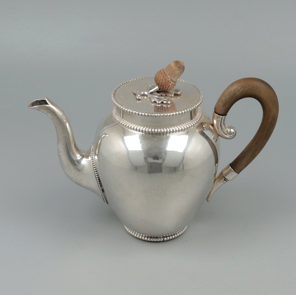 A. Bonebakker & Zoon, NO RESERVE, Trekpotje - Teapot - .833 silver #1.1