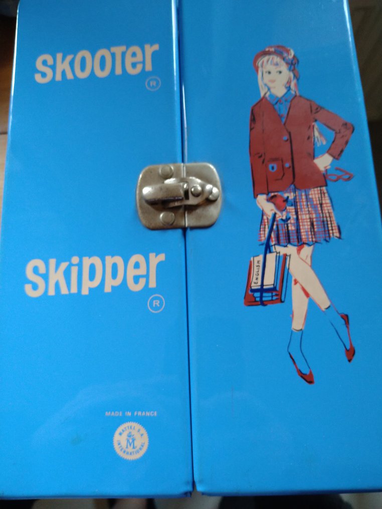 Mattel  - Barbie doll Valise Skooter Skipper,Poupée Skipper, vêtements et accessoires 1963 - 1960-1970 #2.1