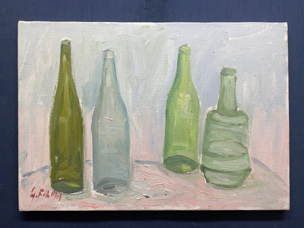 Giacomo Filosa (1912-2002) - Composizione di bottiglie #2.1