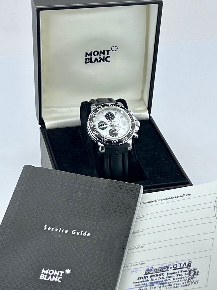 Montblanc - Meisterstuck Panda Sport Automatic Chronograph Full set - 7034 - Bărbați - 2000-2010 #1.2