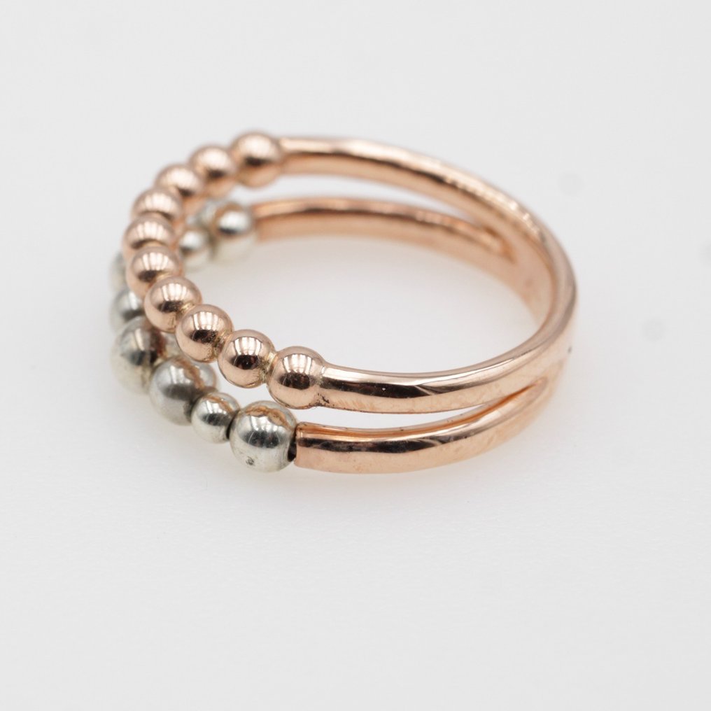Dodo - Gyűrű - 9 Kt Ezüst, Rózsa arany #1.2