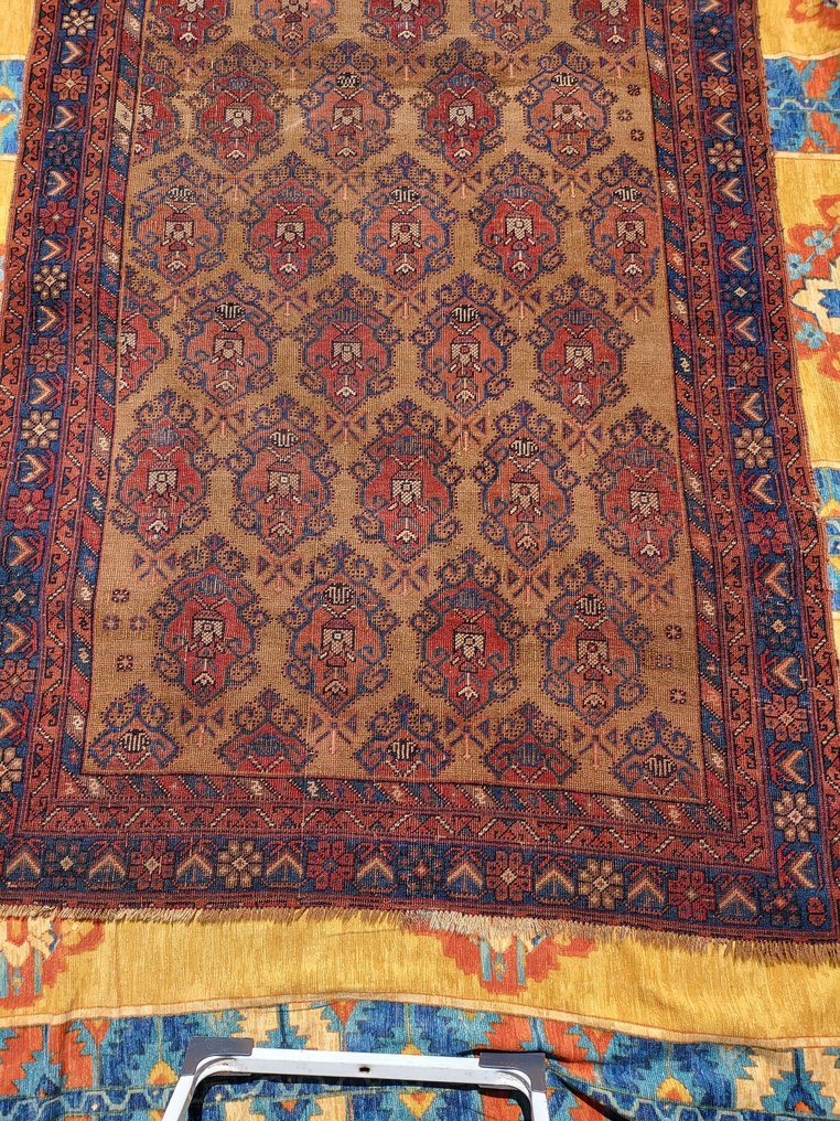 古董手工波斯阿夫沙尔部落羊毛地毯 - 小地毯 - 160 cm - 110 cm #1.2
