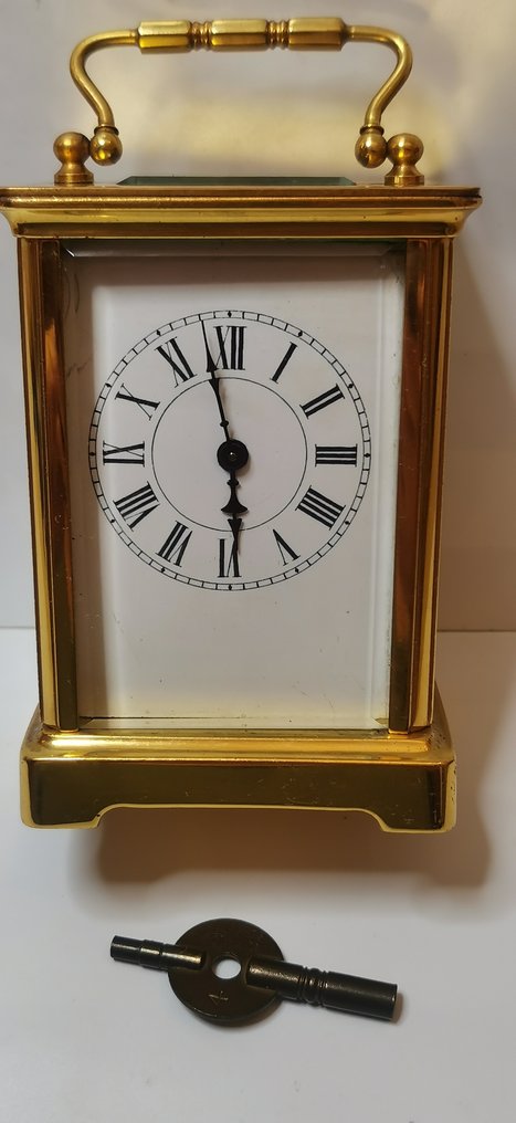 旅行鐘 -   黃銅玻璃 - 1910-1920 #1.1