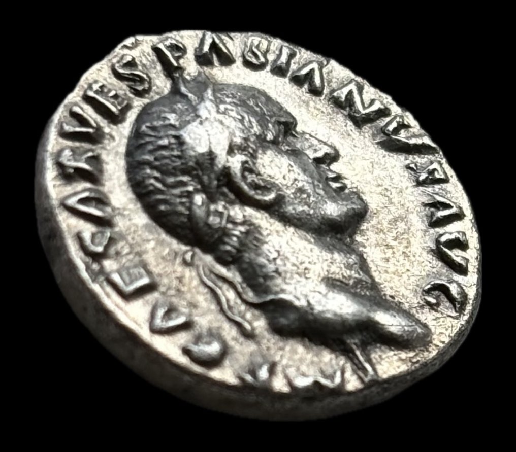Rooman imperiumi. Vespasian (69-79 aaj.). Denarius Rome - Pax #2.1