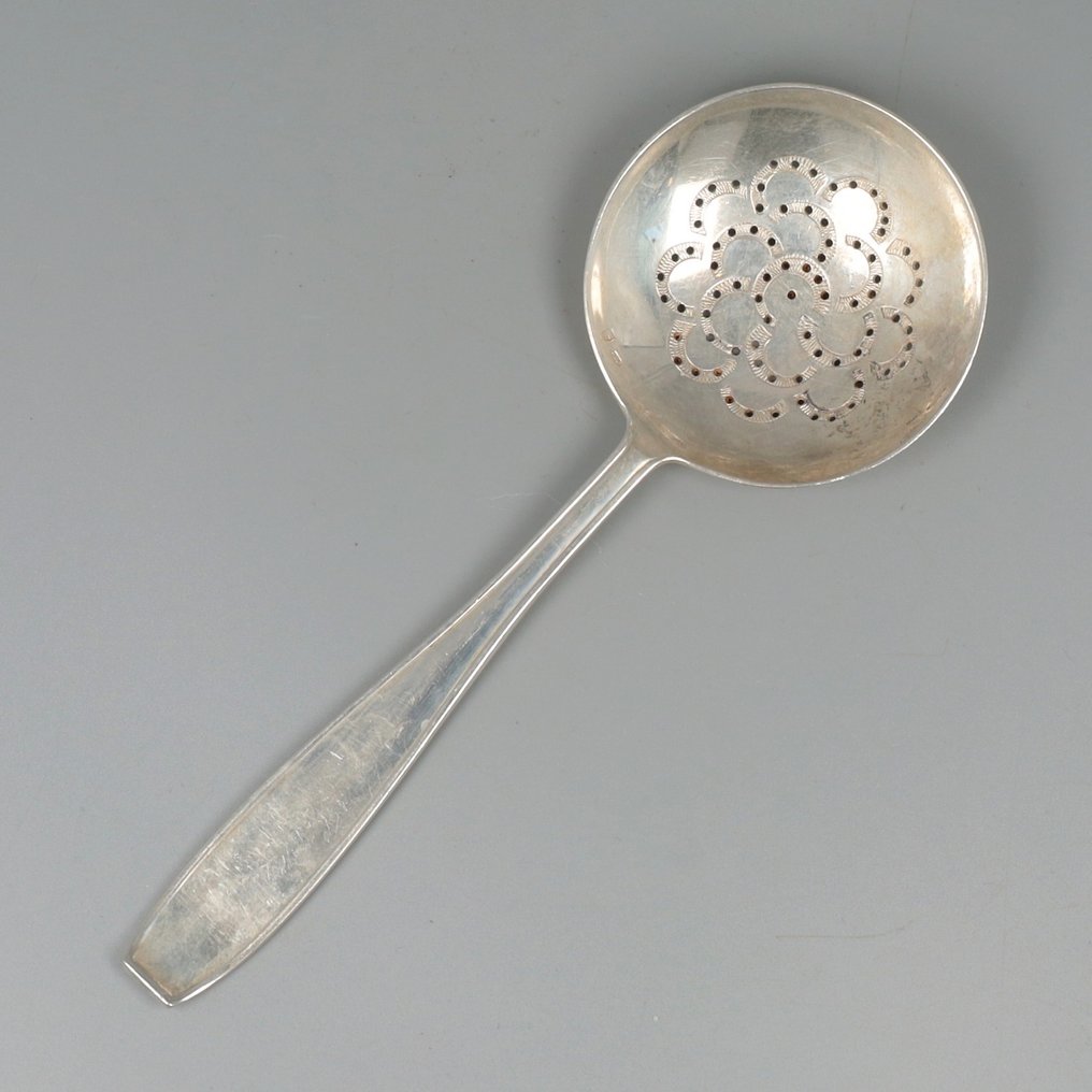 Wolfers Frères model: JADE, NO RESERVE - Berry spoon (6) - .800 silver #1.1