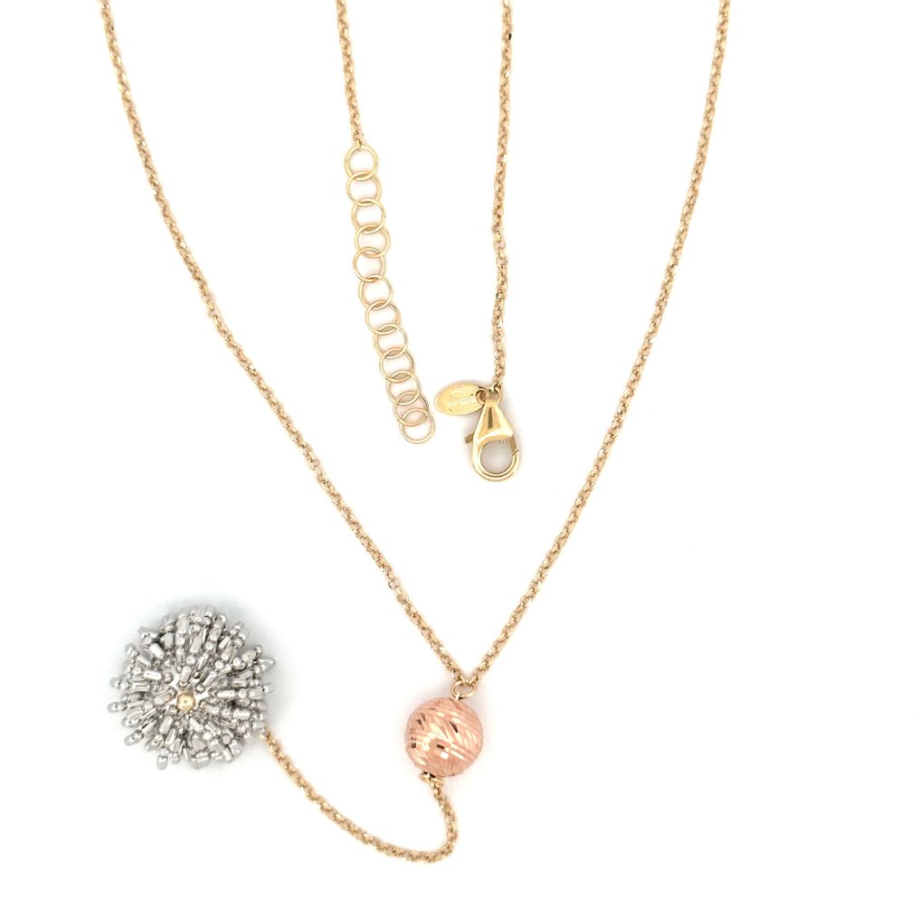 Handmade - Collier - 6.2 g - 18 carats Or jaune, Or blanc, Or rose - Gold Art #1.0