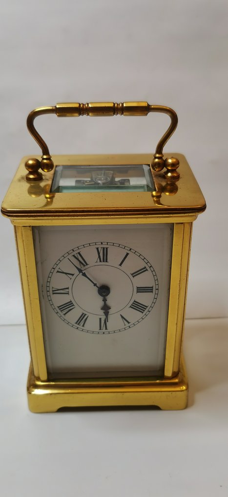 旅行鐘 -   黃銅玻璃 - 1910-1920 #2.1