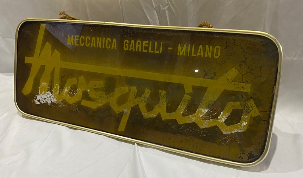 Garelli Milano Mosquito merkki - Garelli - Insegna Garelli anni ‘50 - 1950 #2.2