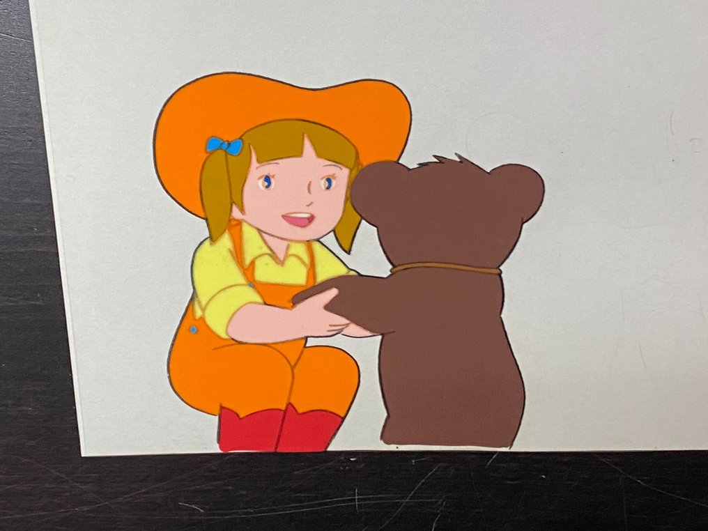 Monarch: The Big Bear of Tallac (Jacky and Nuca) (1977) - 1 Original animation cel and drawing #2.2