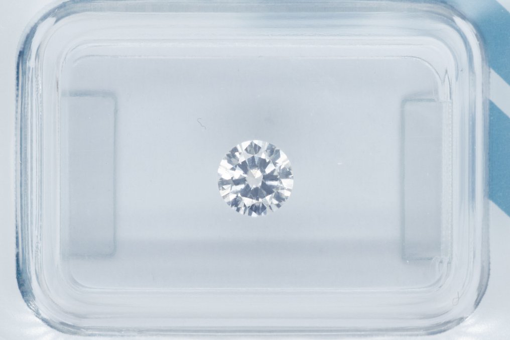 1 pcs 鑽石 - 0.40 ct - 圓形 - E(近乎完全無色) - VVS1 #2.2