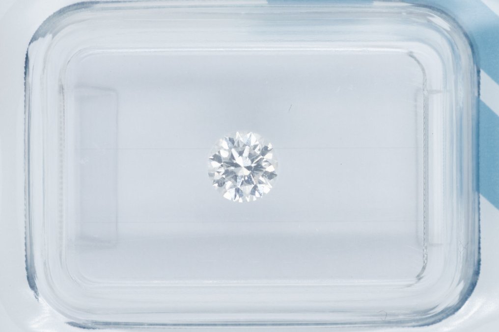1 pcs 鑽石 - 0.40 ct - 圓形 - F(近乎無色) - VS2 #1.1