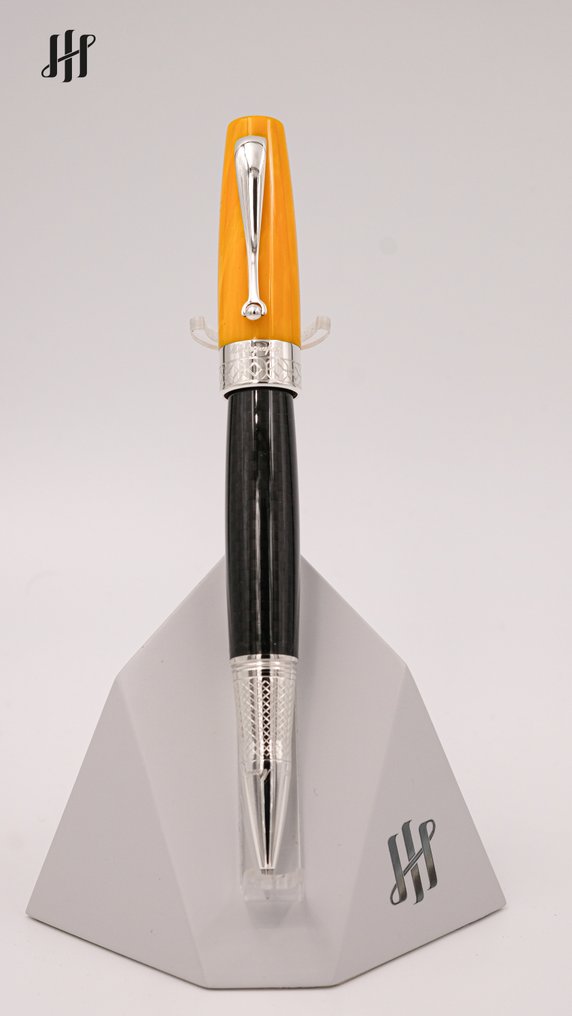 Montegrappa - Miya Carbon Yellow (ISMYTRFY) - Stylo à bille roulante #2.1