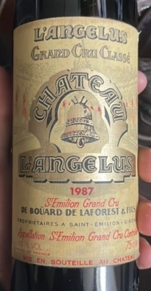 1987 Chateau l'Angelus - 圣埃米利永 Grand Cru Classé - 1 Bottle (0.75L) #2.1