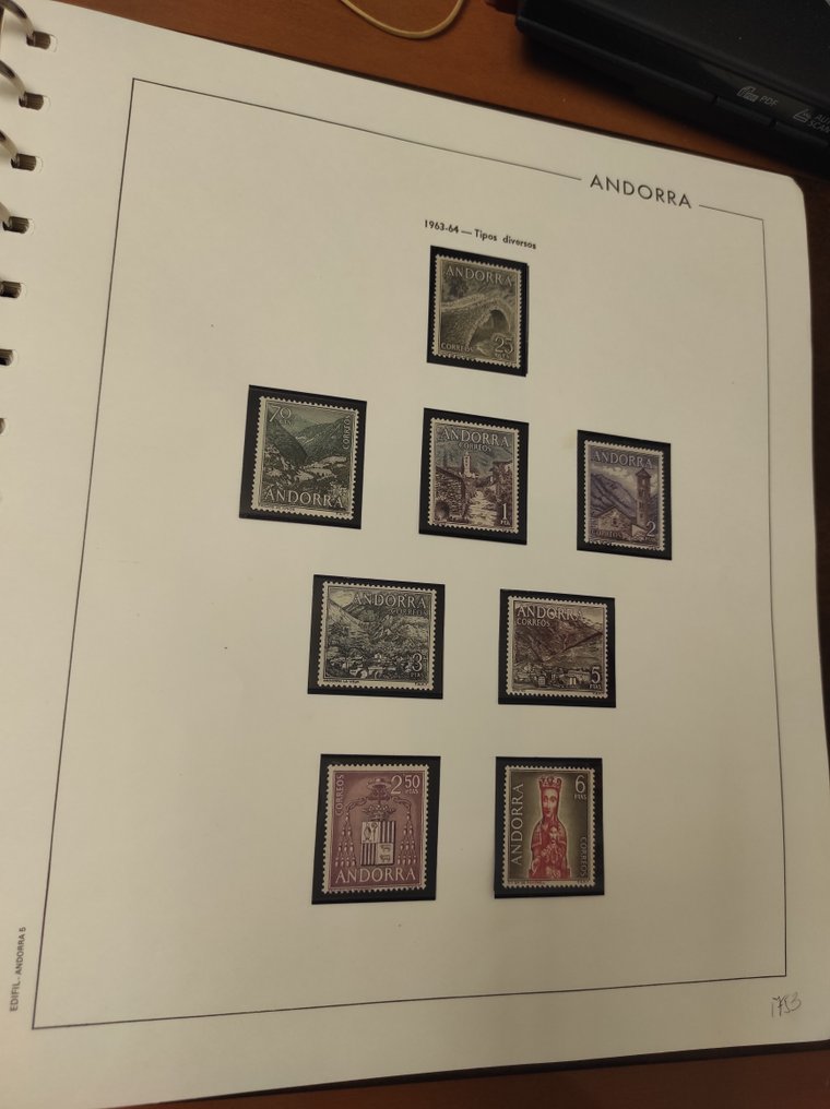 Andorra 1948/1993 - Album met postzegelverzameling Andorra 1948/1993** v.c. ++€364 - edifil #2.2