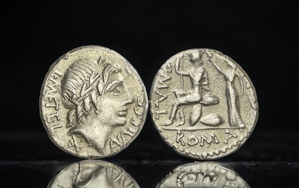 Roman Republic. L. Caecilius Metellus, 96 BC. Denarius Rome #1.1