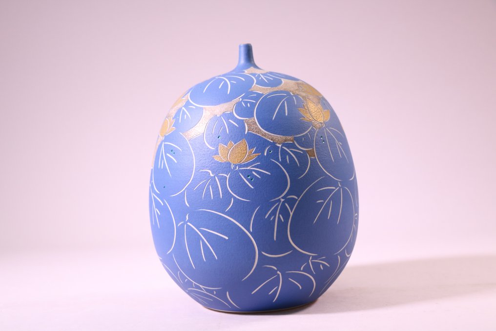 Lindo vaso de cerâmica - Cerâmica - 往田 広 Outa Hiroshi - Japão - Período Shōwa (1926-1989) #2.1