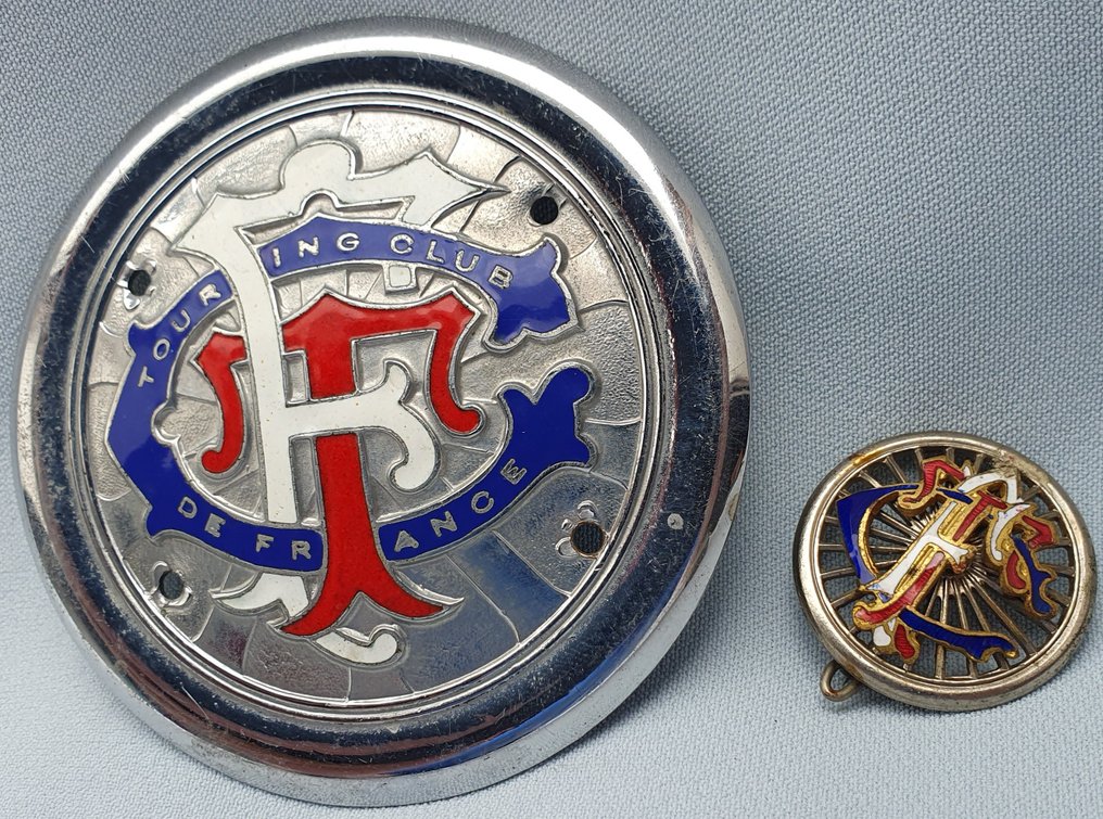 Insignă - Grille Badge - TCF - Franța - al 20-lea - mijloc (Al Doilea Război Mondial) #2.3