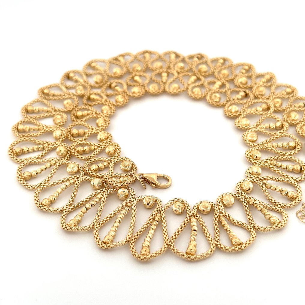 Collana “Gold Art” - 34 g - 45-48 cm - 18 Kt - 项链 - 18K包金 黄金 #1.2