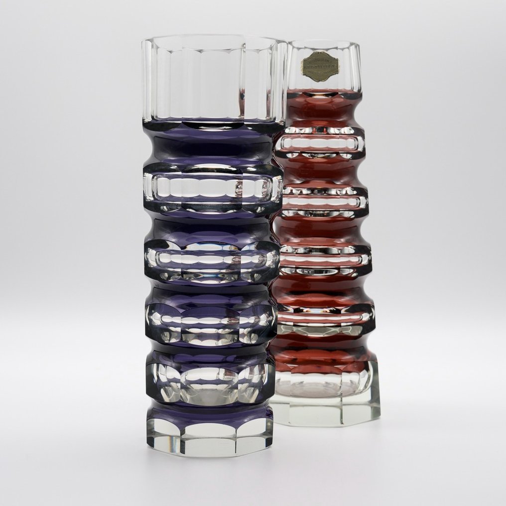 Carl Meltzer & Co. - attributed to Josef Hoffmann - Vas (2)  - Glas, Kristall #1.2