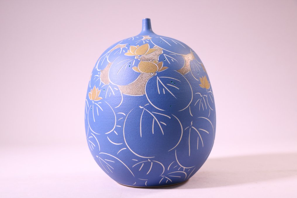 Lindo vaso de cerâmica - Cerâmica - 往田 広 Outa Hiroshi - Japão - Período Shōwa (1926-1989) #1.1
