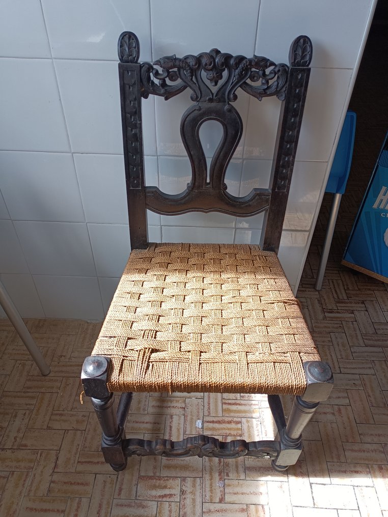 Cadeira (2) - Madeira - Par de cadeiras #2.2