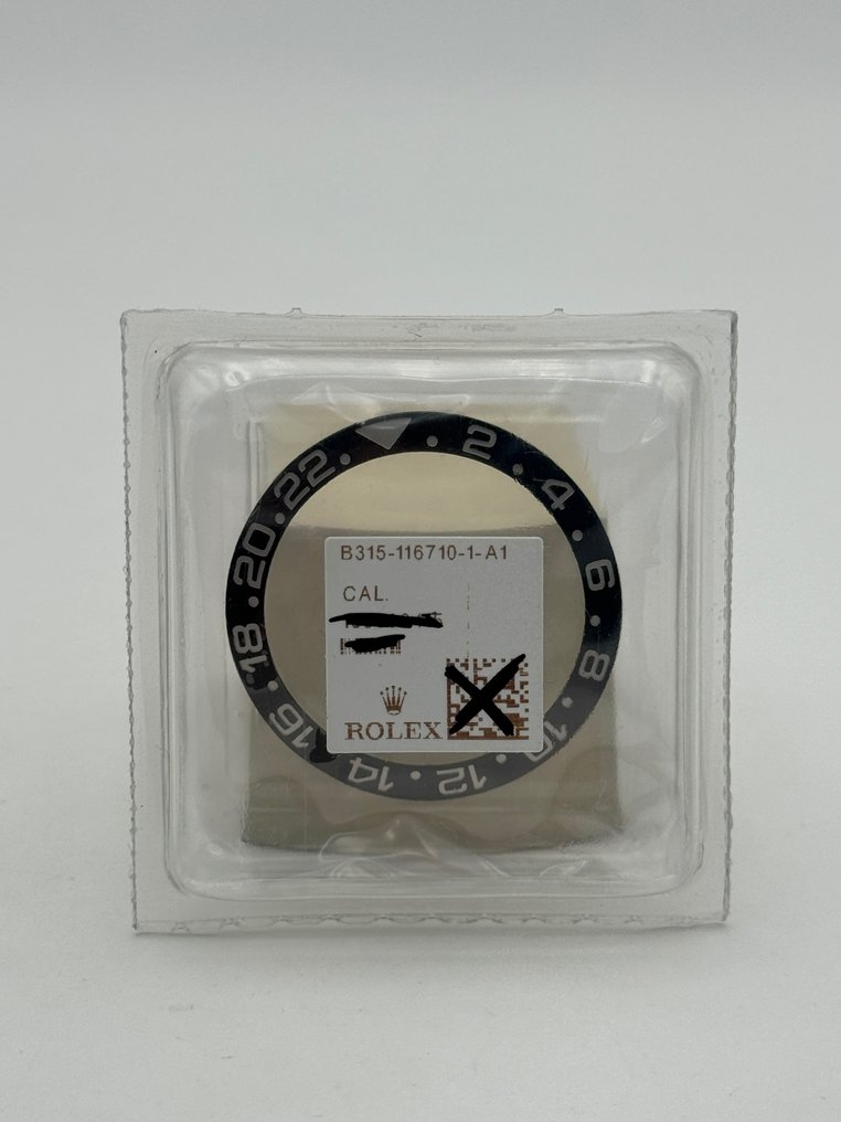 Rolex - 116710LN inserto insert inner bezel BLACK ceramica #1.2