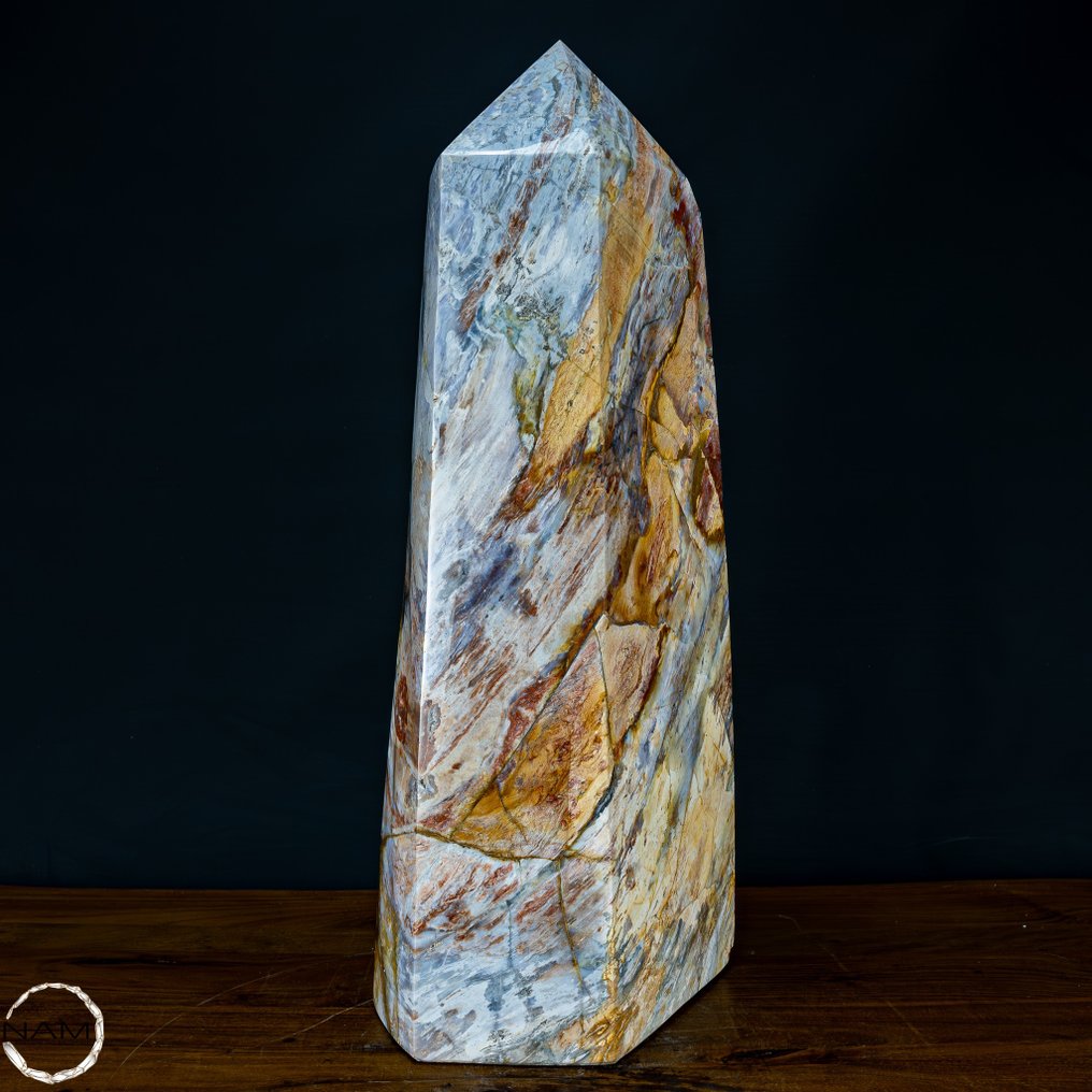 Big Natural Rare Color Akaatti - karneoli Obeliski- 55032 g #2.1