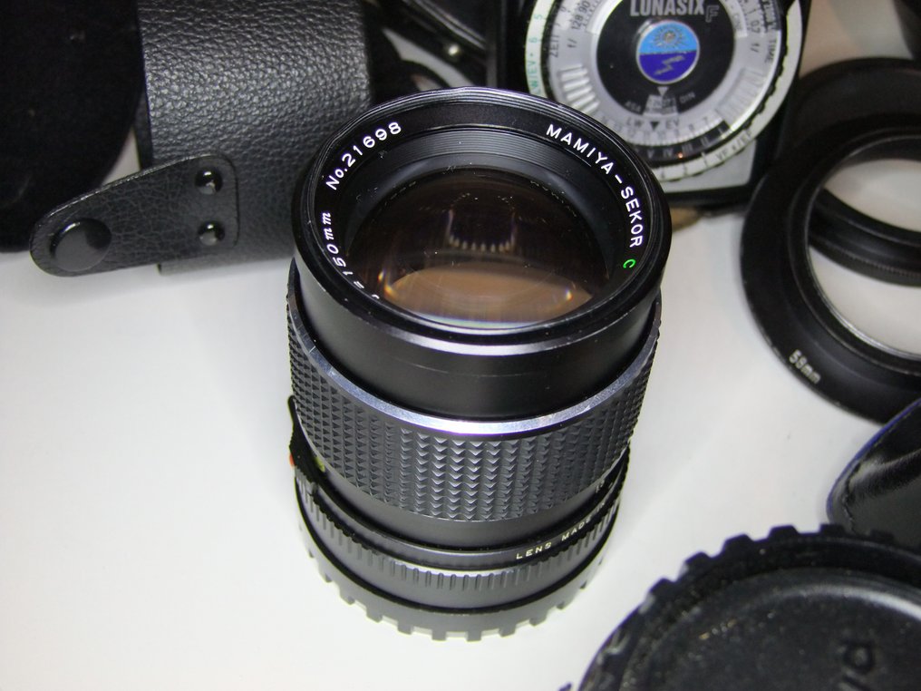 Mamiya 645 + 45mm/80mm/150mm + 6 films + acc. | Mellemformat kamera #3.1