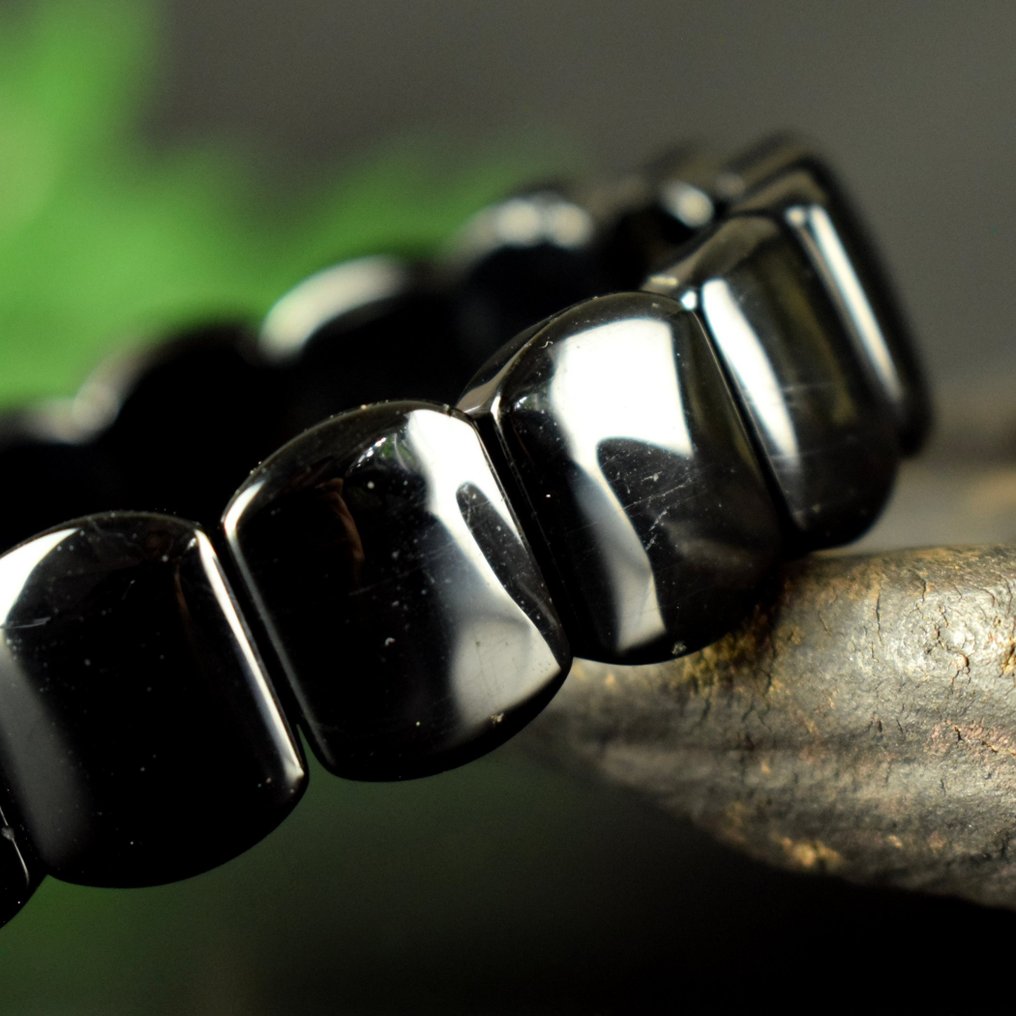 Schorl fekete turmalin – drágakő minőség - Szélesség: 16 mm- 45.9 g #2.1