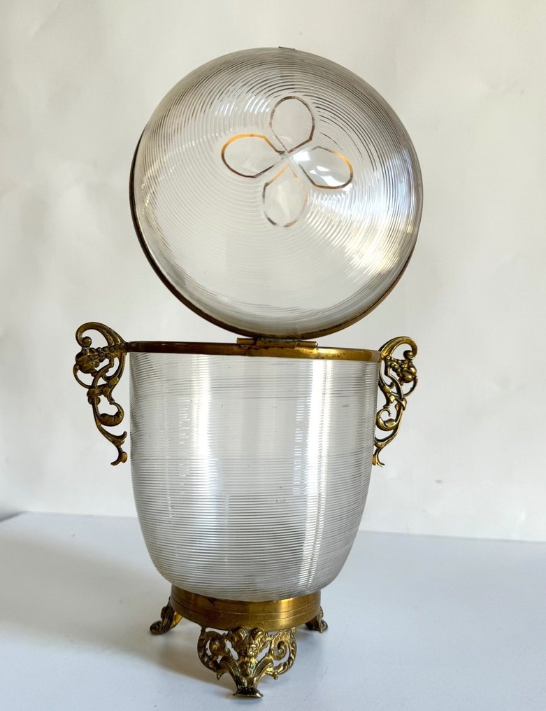 Bonbon mand - Snoepdoos - Napoleon III - Kristal, Bronzen #2.1