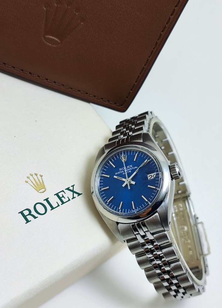 Rolex - Oyster Perpetual Date - Blue Dial - Ref. 6916 - Damen - 1975 #2.1