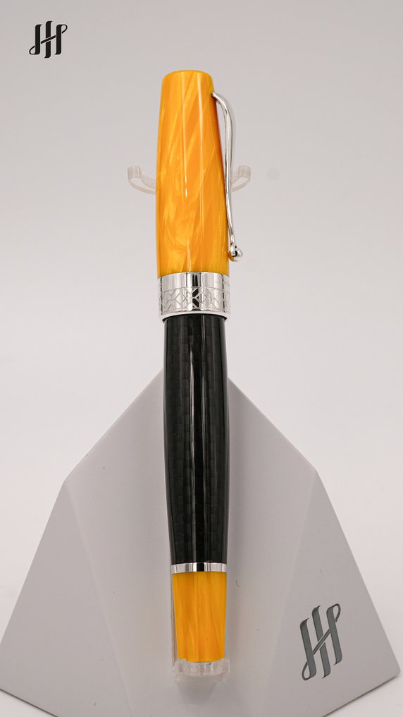 Montegrappa - Miya Carbon Yellow (ISMYTRFY) - Roller ball pen #1.2