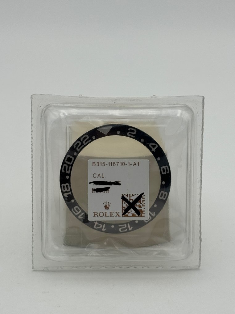 Rolex - 116710LN inserto insert inner bezel BLACK ceramica #1.1