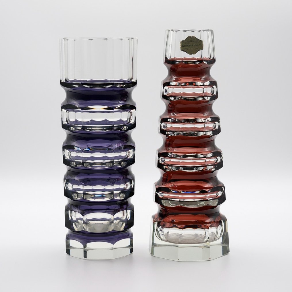 Carl Meltzer & Co. - attributed to Josef Hoffmann - Vas (2)  - Glas, Kristall #1.1