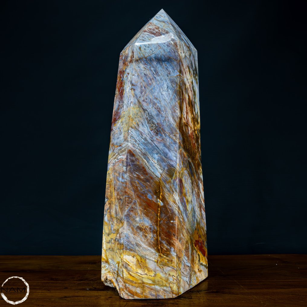 Big Natural Rare Color Akaatti - karneoli Obeliski- 55032 g #1.2