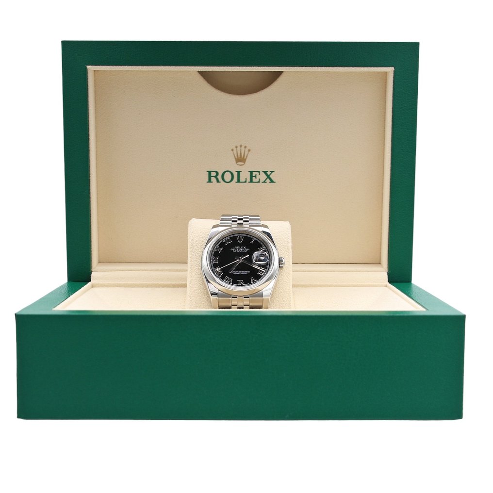 Rolex - Datejust - Black Roman Dial - 116200 - 中性 - 2000-2010 #1.2