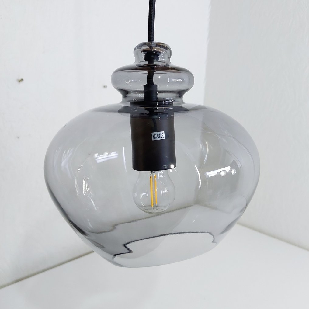 Frandsen - Toni Rie - Hanging lamp - Grace 21 - Smoke Glass - Glass - No Reserve #3.2