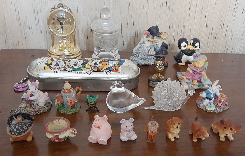 Themed collection - Lot of 21 small vintage ornaments, #1.1