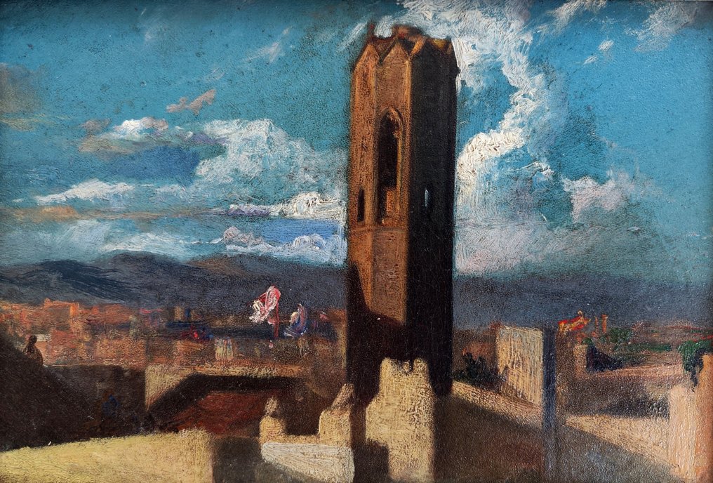 Escuela española (XIX) - Vista de la torre #1.1